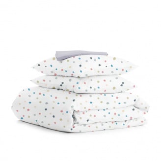 Полуторна постільна білизна COSAS Color Blots Cs1 160х220 см Різнокольоровий