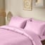 Евро постельное белье сатин BUBBLE Cosas розовый 200х220 см Киев