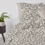 Двуспальный комплект COSAS BEIGE FLOWERS Ранфорс 180х220 см Бежевый Братское