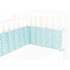 Бортики на ліжечко COSAS MINT STARFALLS Ранфорс 30х180 см Бірюзовий Сміла
