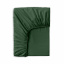 Двоспальна постіль сатин з простирадлом на гумці GREEN Cosas Зелений 180х220 см Братське