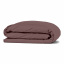 Євро постіль з простирадлом на гумці MOUSSE CS11 COSAS Шоколад 200х220 см Нікополь