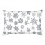 Євро наволочка COSAS SNOWFLAKES GRAY 50х70 см Сірий Камінь-Каширський