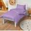 Підліткова постіль сатин з простирадлом на гумці AMETHYST Cosas Фіолетовий 160х220 см Братське