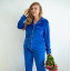 Пижама женская COSAS Velour Harmony XL Синий Киев