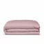 Евро постель сатин с простыней на резинке SAKURA Cosas лиловый 200х220 см Ясногородка