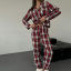 Піжама жіноча COSAS Scottish S-M Різнокольоровий (188Scottish_red_white_SM) Одеса