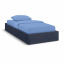 Ліжко односпальне COSAS Papaya Denim 90х200 см Кобальт Черкаси
