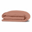 Двоспальна постіль з простирадлом на гумці Copper CS1 COSAS Цегляний 180х220 см Чернігів
