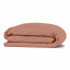 Євро постіль з простирадлом на гумці Copper CS4 COSAS Цегляний 200х220 см Бердянськ