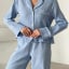 Пижама женская COSAS LUMA L-XL Голубой Вышгород