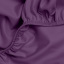 Подростковая постель сатин с простыней на резинке INK Cosas Фиолетовый 160х220 см Кременчуг