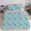 Сімейний комплект постільної білизни Wood Bear COSAS бірюзовий 2х160х220 см Костопіль