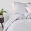 Євро постільна білизна Smoky CS1 COSAS сірий 200х220 см Бородянка