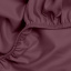 Євро постіль сатин з простирадлом на гумці PLUM Cosas Сливовий 200х220 см Мелітополь