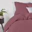 Двоспальна постіль з простирадлом на гумці Blueberry CS5 COSAS Сливовий 180х220 см Братське