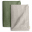 Вафельні рушники COSAS Bonnie Greek Waffle Оливково-пісочний 2 шт Надвірна
