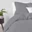 Євро постільна білизна Shadow COSAS Графіт 200х220 см Самбір