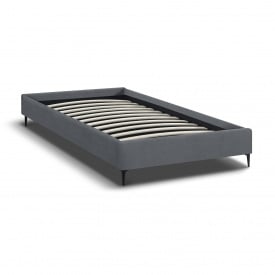 Кровать односпальная COSAS Kiwi Iron 90х200 см Гранит