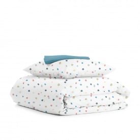 Дитяча постільна білизна в ліжечко COSAS Multicolor BLOTS 110х140 см Різнокольоровий