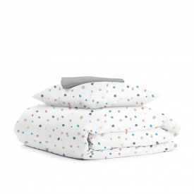 Детское постельное белье в кроватку COSAS Colorful Blots 110х140 см Разноцветный