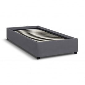 Ліжко односпальне COSAS Mango Smoky 90х200 см Графіт