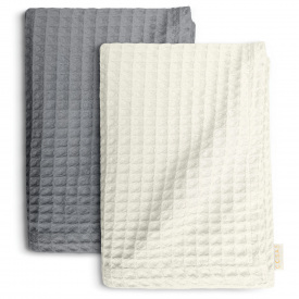 Вафельні рушники COSAS Luna Greek Waffle CS1 Сіро-молочний 2 шт