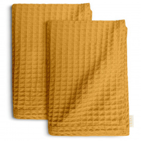 Вафельные полотенца COSAS Curcuma Greek Waffle CS1 Горчичный 2 шт
