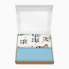 Набір пелюшок COSAS PANDA Бязь 80х100 см 2 шт Білий