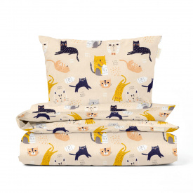 Підліткова постіль без простирадла Cosas Cats CS1 155х215 см Різнокольоровий