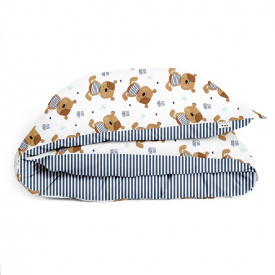 Дитяча підковдра COSAS BEAR Ранфорс 110х140 см Бежевий