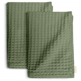 Вафельные полотенца COSAS Olive Greek Waffle CS1 Оливковый 2 шт