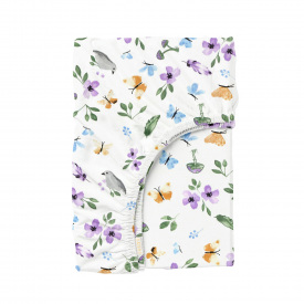 Простыня на резинке 120х200 см BIRDS Cosas Разноцветный