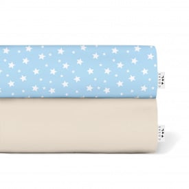 Набор Простыня на резинке COSAS STARFALL Ранфорс 60х120х12 см 2 шт.