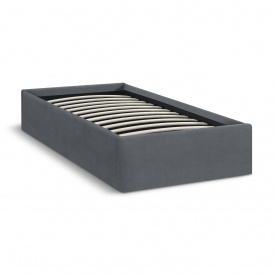 Ліжко односпальне COSAS Papaya Iron 90х200 см Граніт