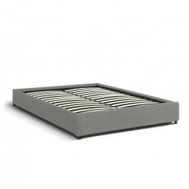 Ліжко двоспальне COSAS Mango Stone 180x200 см Базальт