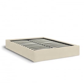 Ліжко двоспальне COSAS Papaya Almond 180x200 см Кремовий