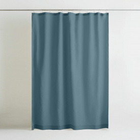 Шторка для душа и ванной COSAS AZURE с кольцами 180х200 см Бирюзовый