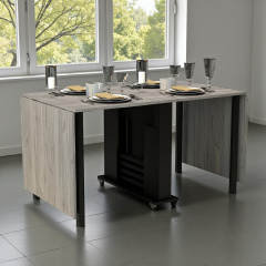 Стол кухонный Tobi Sho "Диалог" раскладной на колесах для кухни, гостиной, офиса, 800х2750х730 мм Хортица Ясногородка