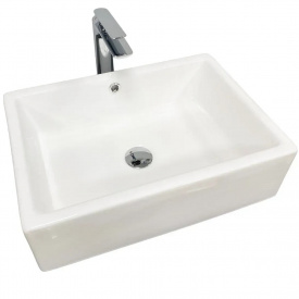 Раковина накладна VBI Castello білий VBI-012901