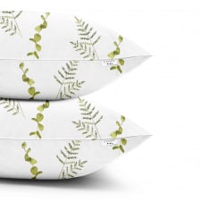 Набір наволочок COSAS GREEN FOLIAGE 50х70 см Оливка