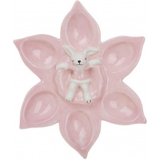 Тарелка-подставка Bona Bunny in Flower 22 см Розовый DP261442