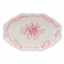 Набір тарілок Lefard Glamor 24 см Біло-рожевий AL262641