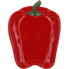 Тарілки BonaDi Ceramic Red Pepper 23.5х18.3 см Червоний 2 шт DP231016