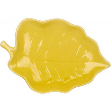 Набір фігурних тарілок BonaDi Yellow Sheet 25х17 см Жовтий 6 шт DP231000