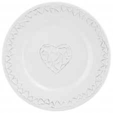 Набір сервірувальних тарілок Sabefet Love 24,5 см Білий AL233257