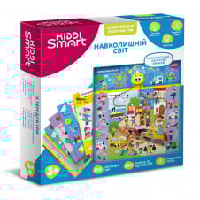 Увлекательная викторина KIDDI SMART Окружающий Мир логическая игра 31.7х31.7х5.5 см Разноцветный KD230155