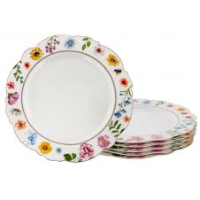 Набор фарфоровых тарелок Lefard Eriya 21 см Разноцветный 6 шт AL262647