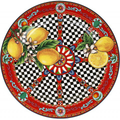 Фарфоровая тарелка Bona Lemons 27 см Разноцветный DP262884 Краматорск