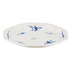 Набір тарілок Lefard Siren 24х16 см Біло-синій AL262643 Надвірна